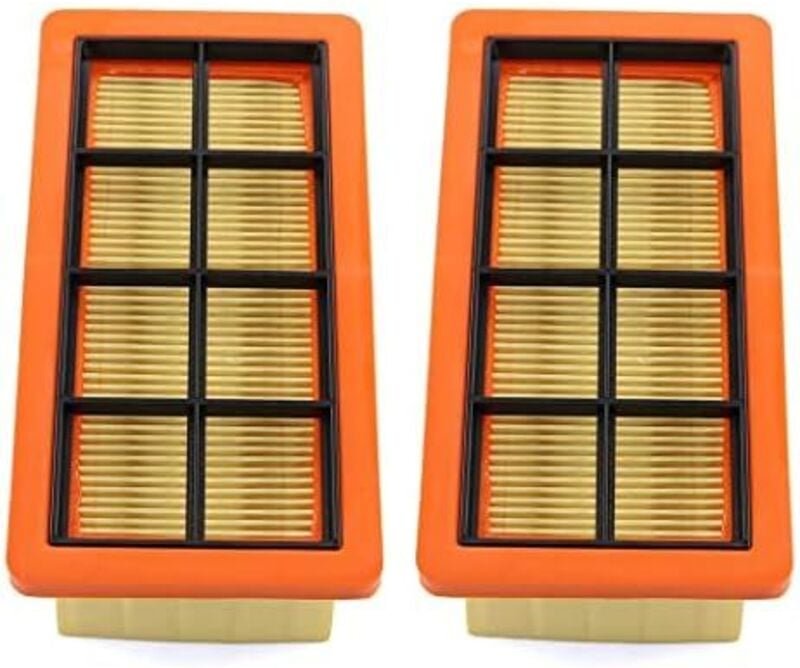 Thumbnail - 2-teiliger Flachfalten-Staubfilter für Staubsauger Kärcher Ash 6.415-953.0 AD2 AD3 AD4 Premium AD 3.000, AD 3.200 Staubs...