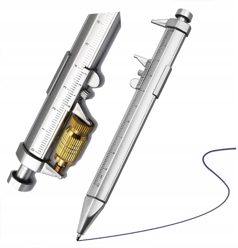 Rosfix Kugelschreiber mit Messschieber 0-100 mm