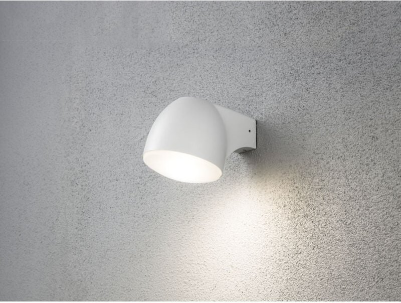 Thumbnail - Konstsmide - Außenwandleuchte Downlight ferrera Alu weiß, mit High Power led, Höhe 13cm