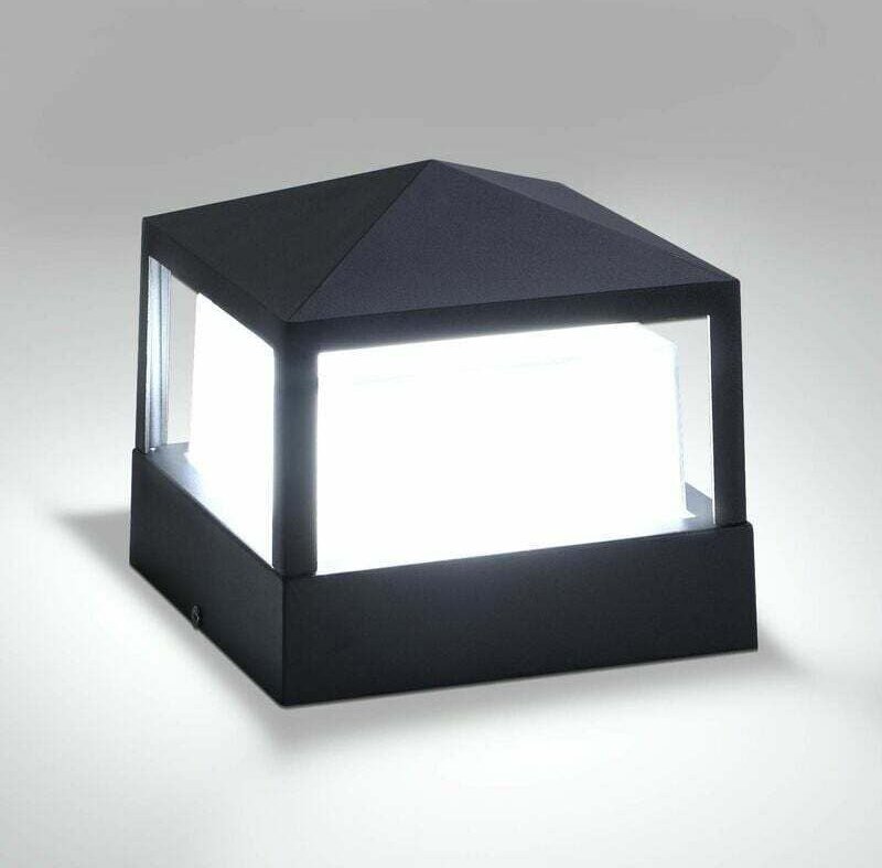 Gabrielle - Pfostenlampe Säulenlampe Torlampe Außenleuchte Säulenlampe Villa IP65 Wasserdicht Aluminium Garten Landschaf...