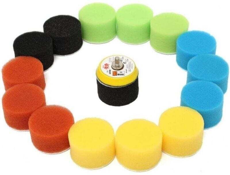 Disque de polissage pour polisseuse de voiture, 2 pouces, 50mm, anneau de polissage, tampon de polissage, Kit d'outils, ...