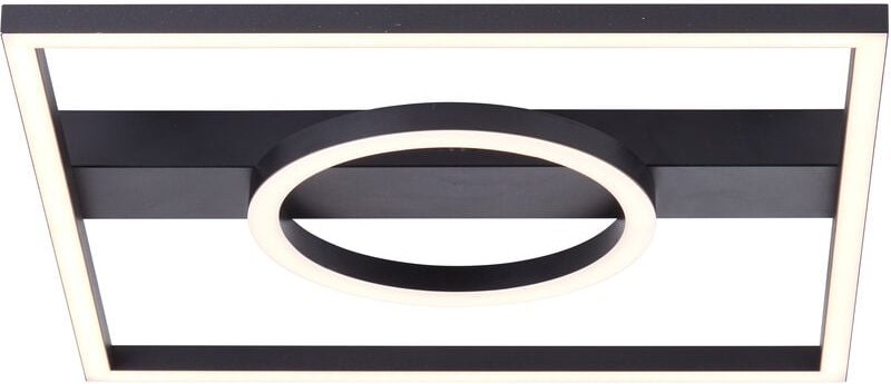 BRE-Light Maureen LED Deckenleuchte 40x40cm schwarz Metall/Kunststoff 24 W LED integriert (2700lm, 3000K)