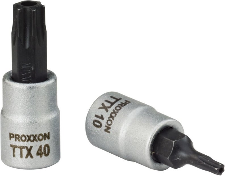 Proxxon - 1/4" TTX-Einsatz T 25 mit Stirnbohrung - 23760