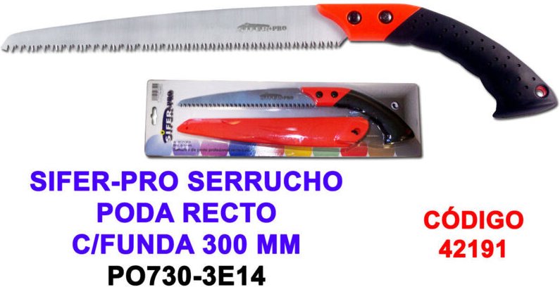 Gerade Astsäge sifer-pro mit Scheide 300 mm P0730-3E14