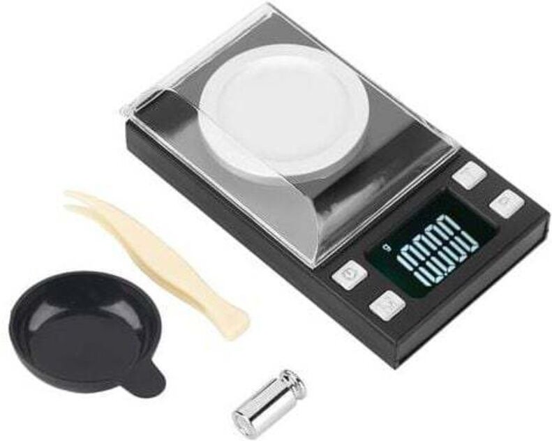XVX - 0,001 g Mini-tragbare hochpräzise digitale elektronische LCD-Waage zum Wiegen von Schmuck, Goldpillen, 20 g/0,001 ...