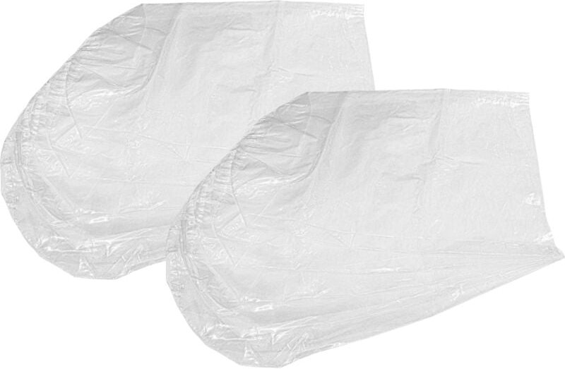 10x Entsorgungsbeutel Ersatz für Dustcontrol 42285 für Staubsauger - Polyethylen, 70cm x 36cm, Transparent - Vhbw