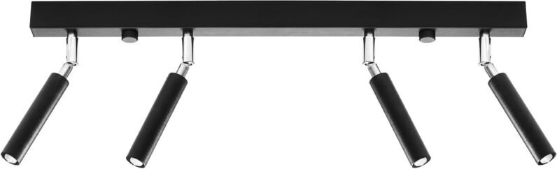Sollux - Straight Bar Flush 4Light Black G9 Straight Bar Flush 4Light Schwarz G9