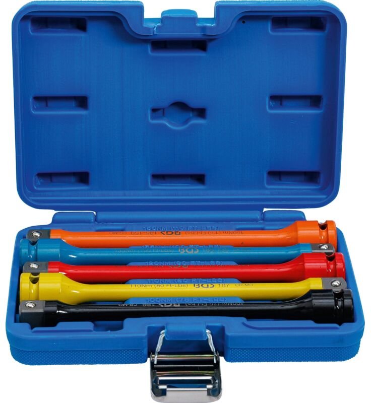 Bgs Technic - Torsionsstab-Satz 12,5 mm (1/2') 100 - 150 Nm 5-tlg.