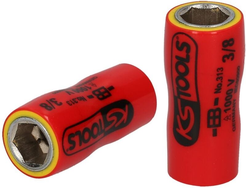 1/4' Stecknuss mit Schutzisolierung, 3/8'