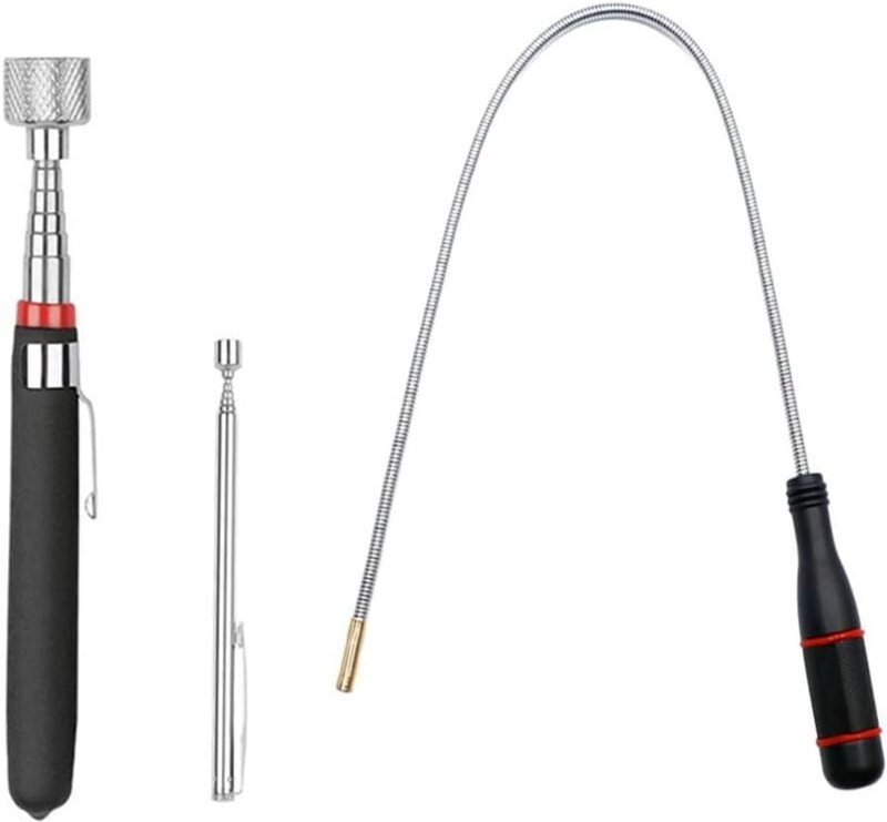 3er-Pack Teleskop-Magnet-Aufnahmewerkzeug-Set – Teleskop-Magnet-Aufnahmewerkzeuge, ausziehbare magnetische Aufnahmewerkz...