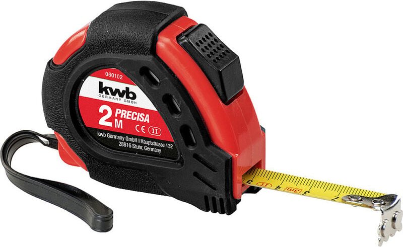 060102 Maßband 2 m Stahl, Kunststoff - KWB