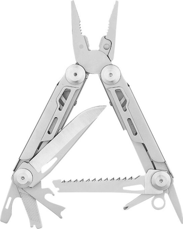 Multifunktionszange, Edelstahl-Multifunktionsmesser, selbstverriegelnde Multifunktionszange mit Scheide und austauschbar...