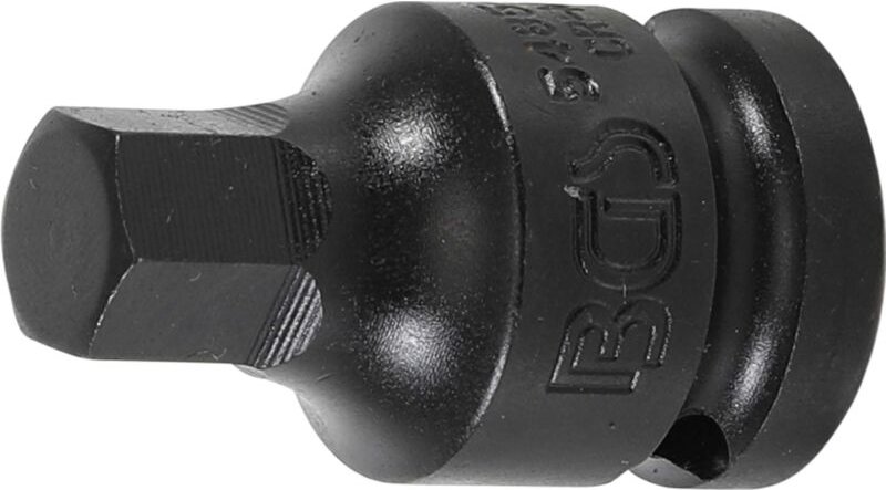 Bgs Technic - Kraft-Bit-Einsatz Länge 42 mm Antrieb Innenvierkant 12,5 mm (1/2') Innensechskant 12 mm