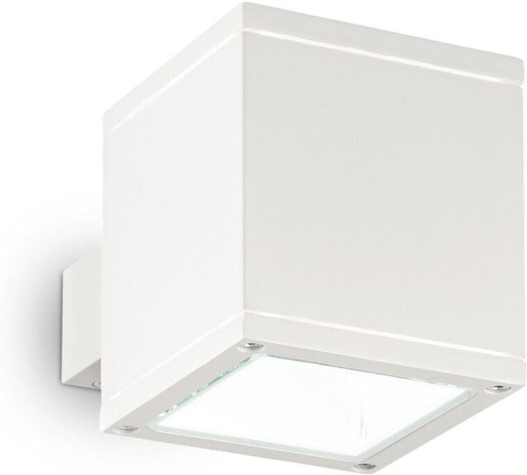 Ideal Lux - Snif - 1 Licht Outdoor Up Down Wandleuchte Weiß, Putty IP44, G9