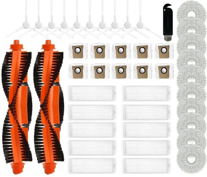 Für Roboter Vakuum Wichtigsten Seite Pinsel HEPA-Filter Mopp Pad Staub Tasche