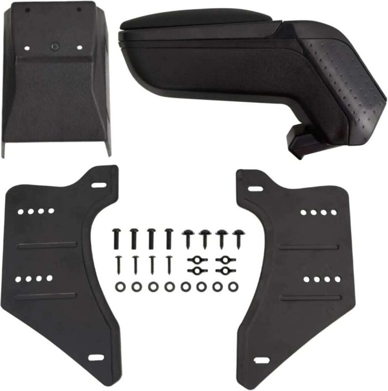 Destockoutils - Auto-Armlehne Universal Schwarz 13x33x(33-53) cm abs vidaXL