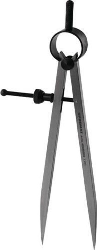 Federzirkel Länge 175mm mit Schnellspannmutter - Promat