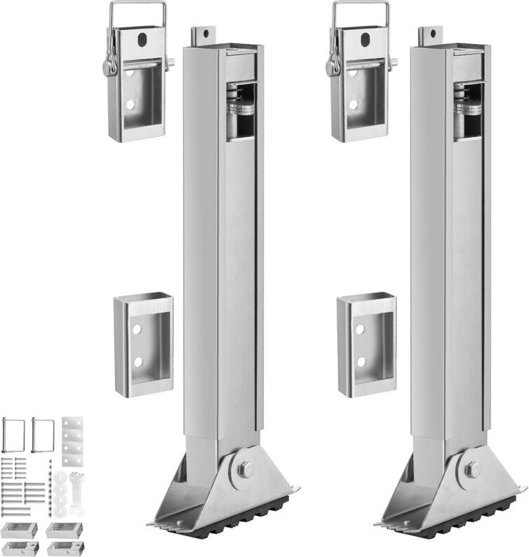 Mophorn Leiternivellierer, 11,4 Zoll ausziehbares Nivellierwerkzeug aus Stahl für Leitern. Schnellverschluss-Neigungstri...