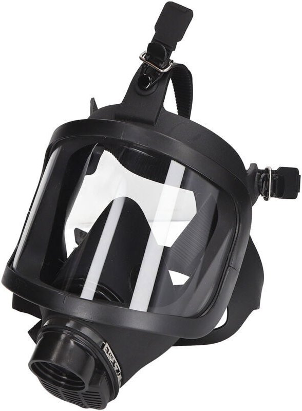 Gasfiltermaske, beschlagfrei, stoßfest, verstellbar, RD40-Anschluss, Sicherheits-Atemschutzmaske mit Filter, für Arbeite...