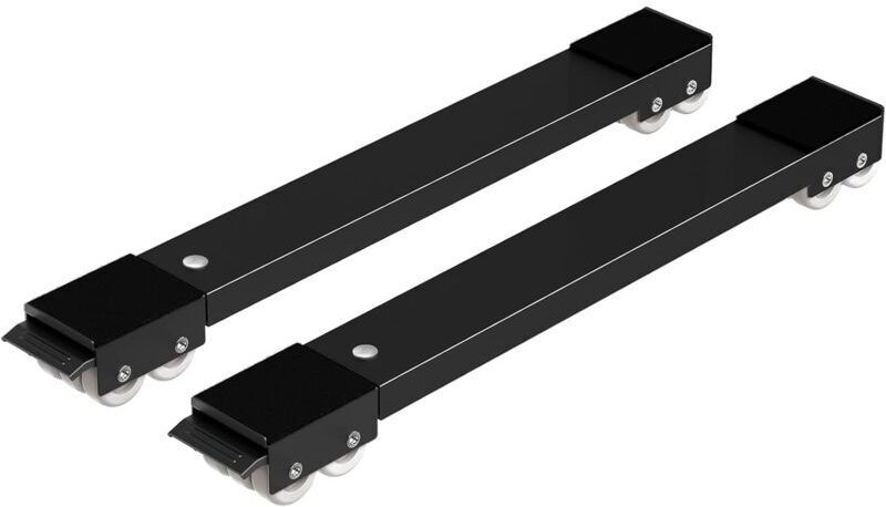 Set mit 2 mobilen Transportrollen für Waschmaschinen, Kühlschränke, Trockner und Gefrierschränke bis 300 kg, mit 24 Räde...