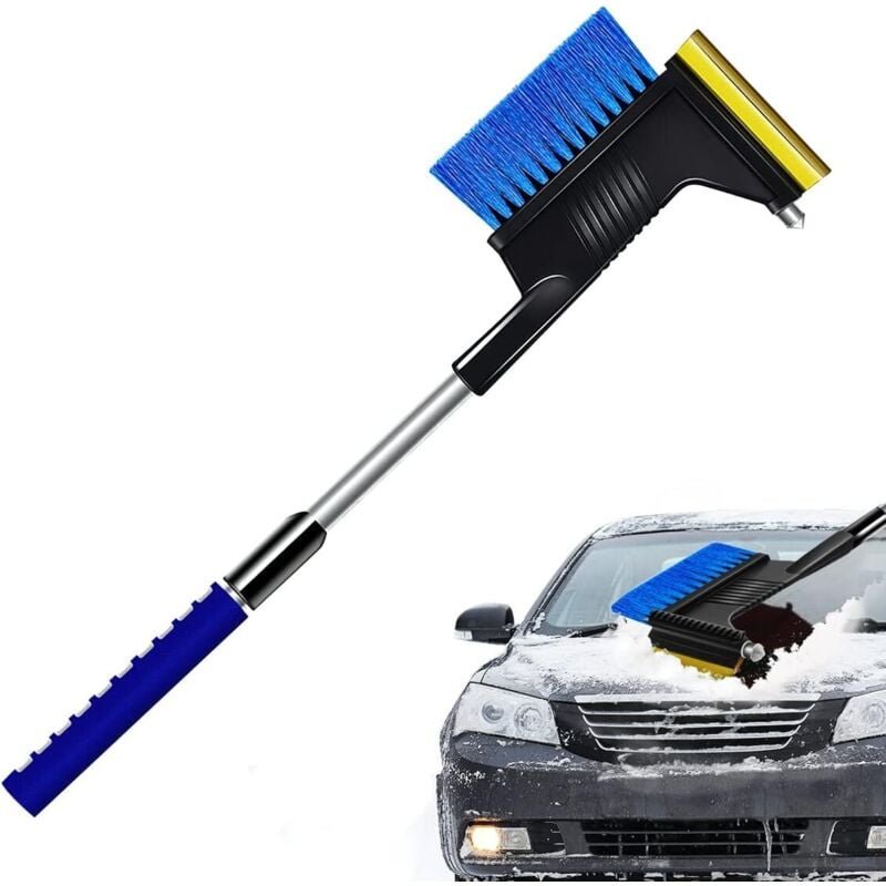 Thumbnail - Eiskratzer und Schneebürste, Ausziehbare Schneebürste, Auto Eiskratzer, Schneeschaber fürs Auto mit ergonomischem Griff,...