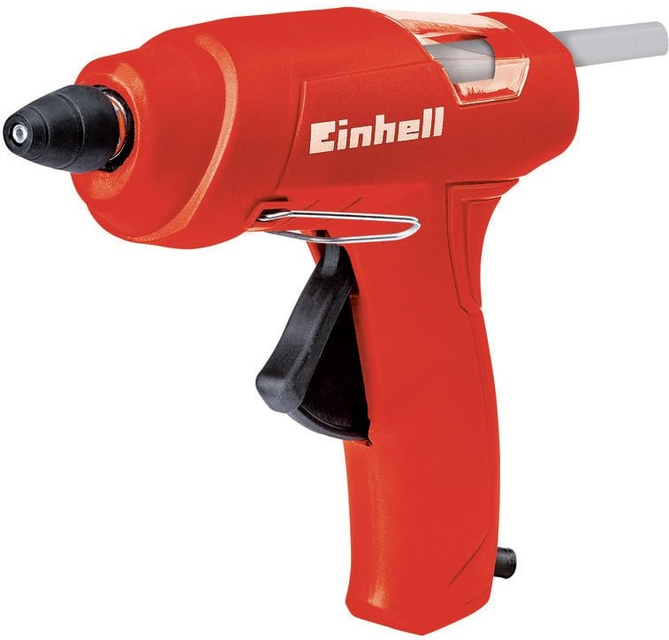 Heißklebepistole tc-gg 30 (mechanischer Vorschub, Sichtfenster, Aufstellbügel, inkl. Standard-, Flach-, Verlängerungsdüs...