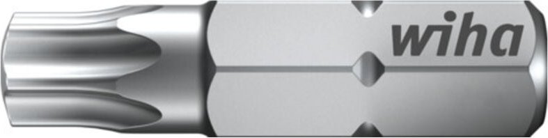 Bit Set Standard 25 mm torx® Tamper Resistant (mit Bohrung) 2-tlg. 1/4' in Box (38653) - Wiha