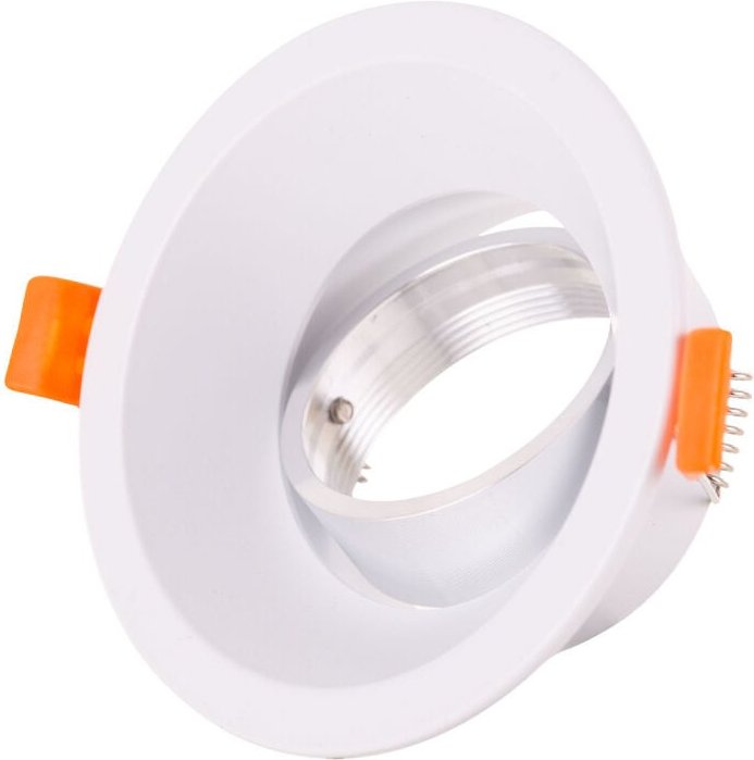 Ring Downlight Runden GU10 Ø99Mm - Weiß