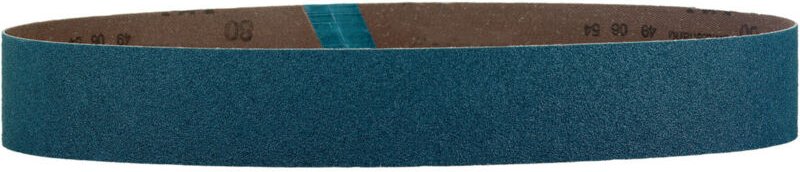 10 Schleifbänder 30x533 mm, P80, Zirkonkorund, für Akku-Rohrbandschleifer (626285000) - Metabo