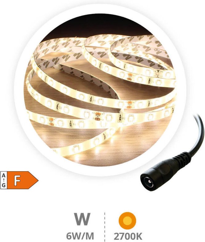 GSC - LED-Streifen 5m 2700K 6W/m 720lm/m 24V IP65 SMD2835 1504591