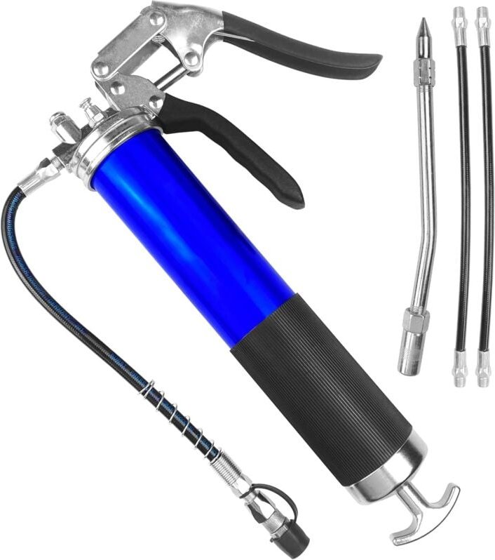 4er-Packung Tuben, manuelle Fettpumpenkartusche, pneumatische Hochdruck-Fettpresse, Fettpressen mit Pistolengriff zur Sc...