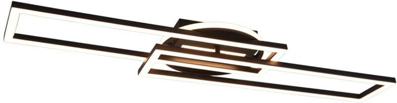 Leuchten led Deckenleuchte Twister schwarz Deckenleuchte - Reality