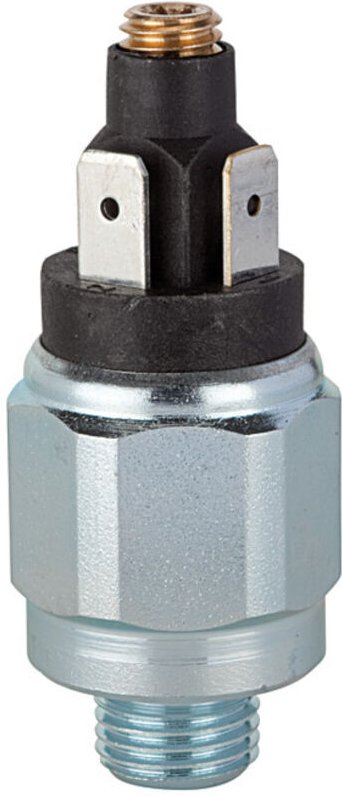 Thumbnail - Druckschalter, Standard, Stahl verz., g 1/4, 0,5 - 2 bar, Öffner - Riegler