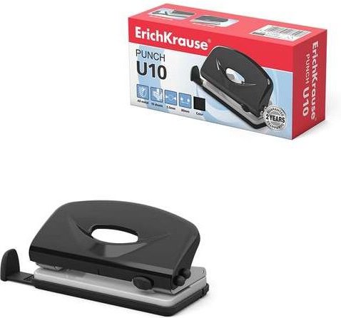 Erichkrause u10 - stanzt bis zu 10 Blätter - Gehäuse und Mechanismus de Stahl - Garantie de 2 Jahre - verschiedene Farbe...