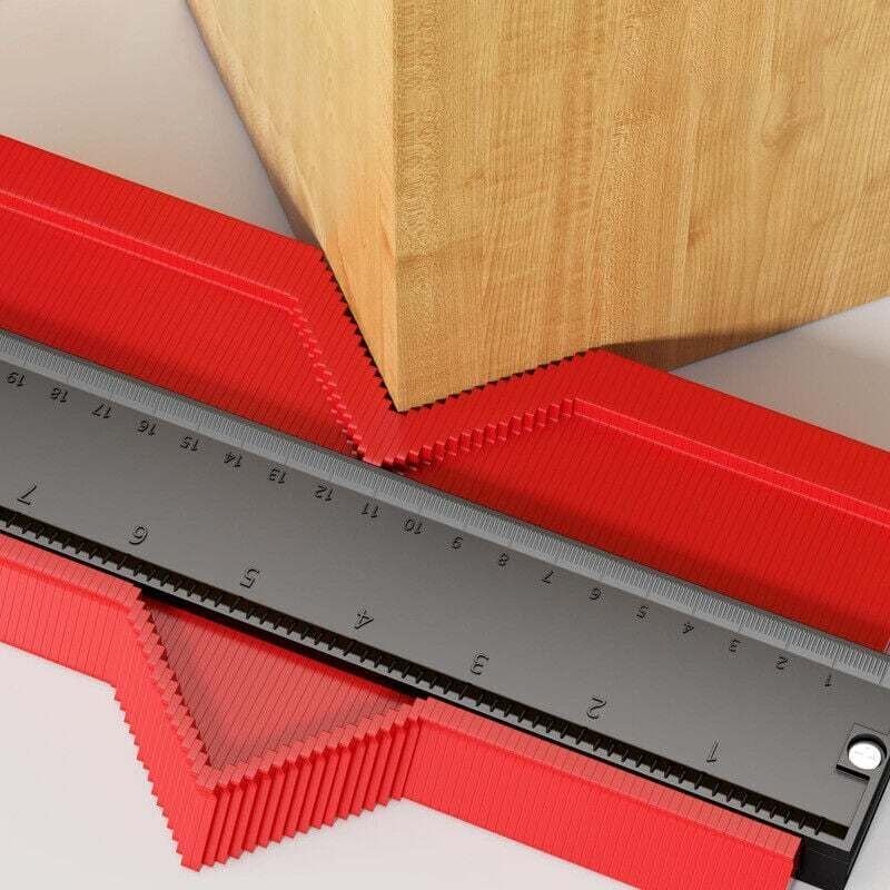 Konturenlehre, 10-Zoll-Profil-Duplikator-Lineal, Formschablone, Nachzeichnerwerkzeuge, Fliesenschneiden, Konturenlehren-...