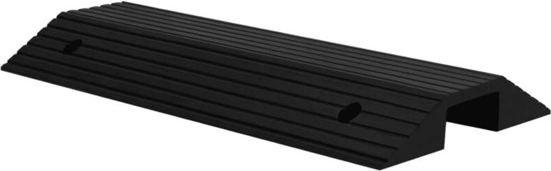 Brückenschwellenrampen 2 Stk. 80x40x8 cm Gummi - Vidaxl