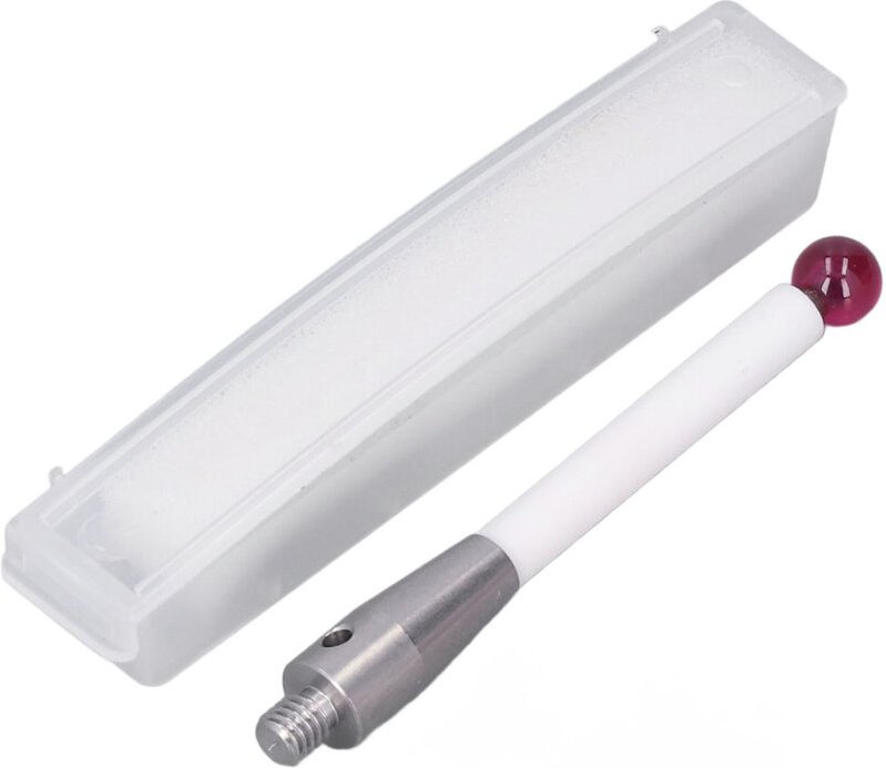 6-mm-Keramikkugel-Koordinatenmessgerät mit Edelstahl- und Keramikschaft, Standard-M4-Gewinde, 50 mm gerade Ausführung, f...