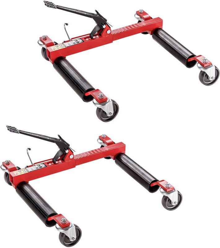 2x PKW Auto Rangierhilfe DRH12 Rangierheber Wagenheber Reifenwechsel bis 680kg