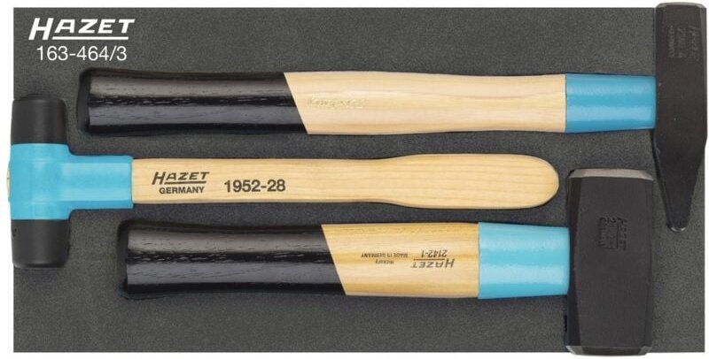 Hammer Satz, Anzahl Werkzeuge: 3 - Hazet