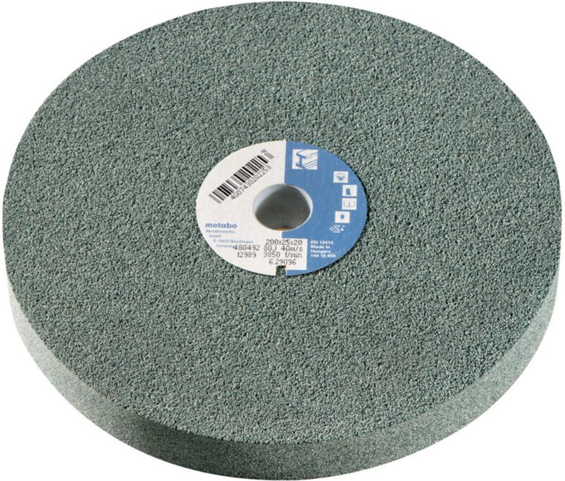 Metabo - Schleifscheibe 120x20x20 mm, 80 j, Siliziumcarbid, für Doppelschleifer