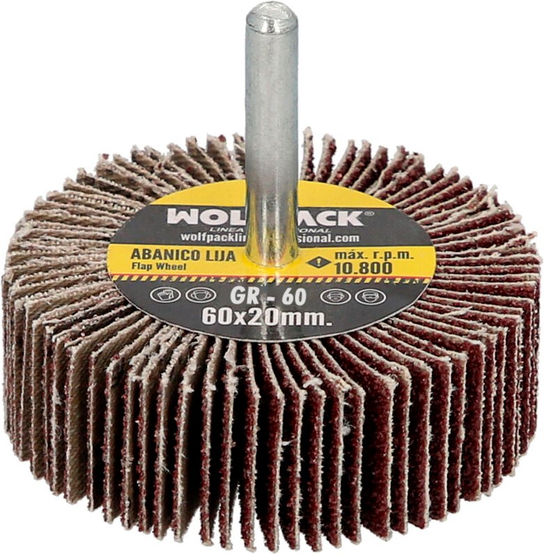 Fächerschleifpapier Körnung 60 60x20mm