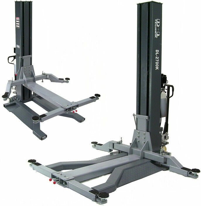 Mobile 1 Säulen Hebebühne 2700kg flach Bühne Säulenbühne 2,7 to 06301