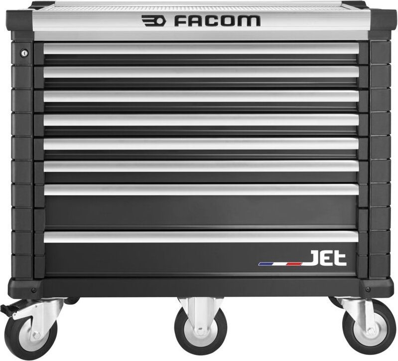 FACOM Werkstattwagen JET, 8 Schubfächer 5 Module, schwarz