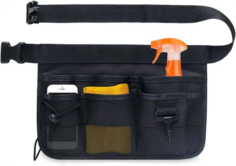 Gartengürtel-Hüfttasche, Werkzeugtasche mit mehreren Taschen, professionelle, verstellbare, wasserdichte Oxford-Werkzeug...