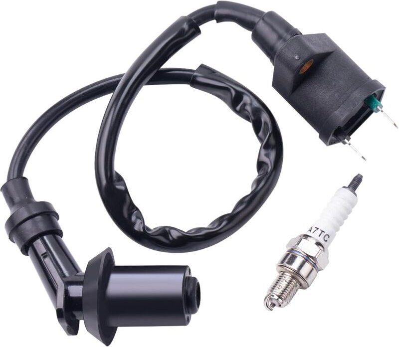 Motorzündspule kompatibel mit GY6 50ccm-150ccm-Motorrädern, Honda-ATVs, Taotao-Dirtbikes, Kymco-Rollern, Mopeds und Go-K...