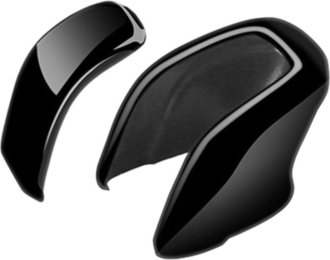 Auto-Schalthebel-Knöpfe, Abdeckung, Aufkleber, Knopfverkleidung für Crown 2024, Zubehör, hellschwarz