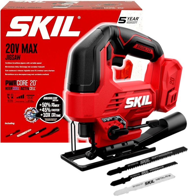 Skil 20V 3421 CA Akku-Stichsäge (ohne Batteriefach)