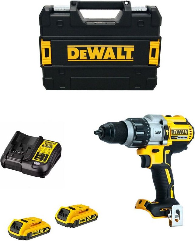 Schlagbohrschrauber Dewalt DCD996D2T-7 (2 x 2,0 Ah + DCB107 + tstak ii)