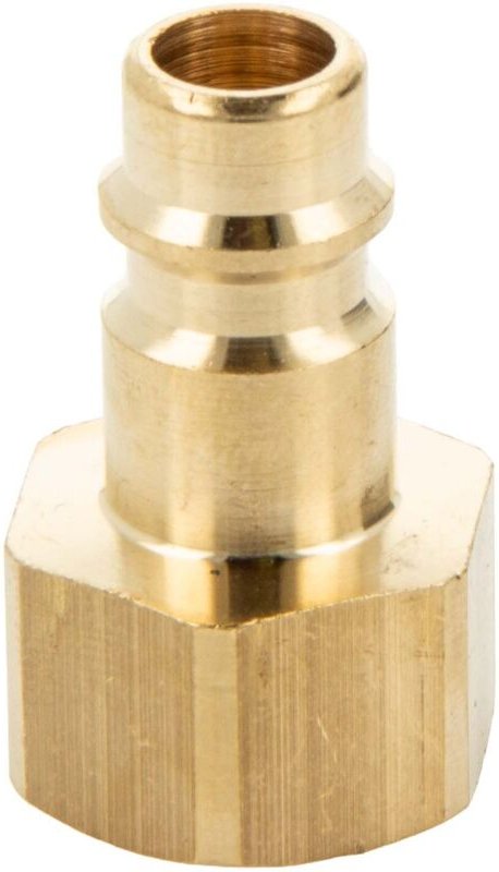 Druckluft Stecktülle NW 7,2 x G 3/8 Zoll Innengewinde, Typ 26SF, Messing blank