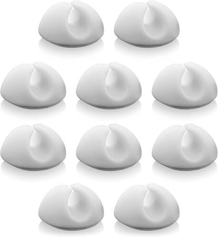 Shining House - 10x Kabelbinder, Kabelhalter, Kabelmanagement, Kabelfixierung, Kabel-Organizer für Kabel bis zu 5 mm, Ka...